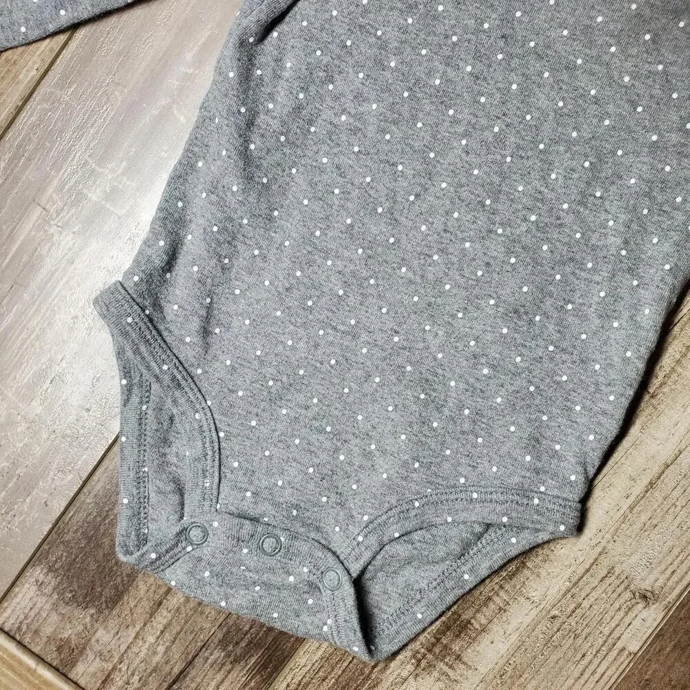 Carter's Neutral Colored Toddler Girl Size 18m Cotton Tops Clothing Bundle